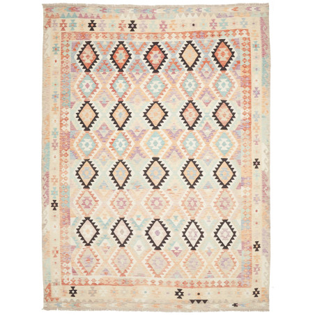 Rug Killim 260x348 Pastel Multicolor On Cream B