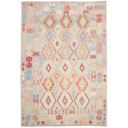 Rug Killim 207x297 Greige Coral