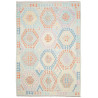Rug Killim 205x295 Pale Blue Pastel Multicolore