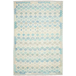 Rug Killim 202x300 Light Blue Turquoise And Neu