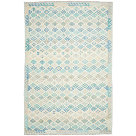 Rug Killim 202x300 Light Blue Turquoise And Neu