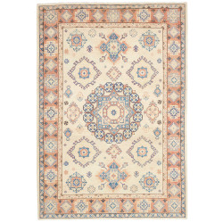 Rug Kazak Co 168x244 Cream Terracotta And Blue