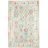 Rug Kilim Afghanistan 198x297 Off-white Turquoi