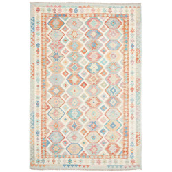 Rug Kilim Afghanistan 199x298 Cream Sky Blue
