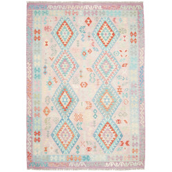 Rug Kilim Afghanistan 204x287 Light Lavender So