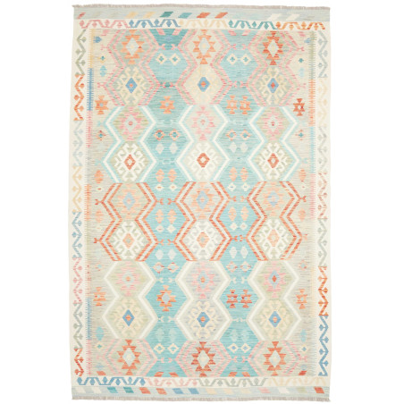 Rug Kilim Afghanistan 204x298 Light Turquoise P