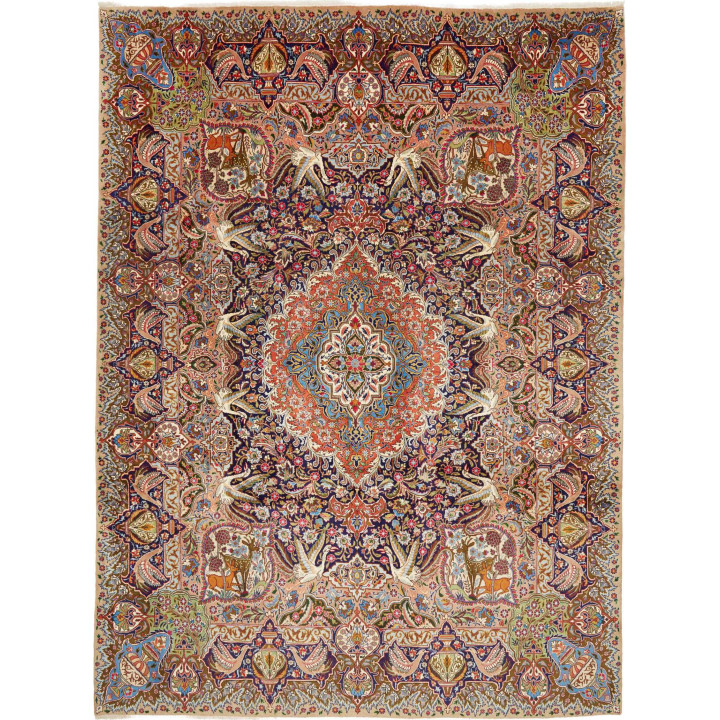 Tappeto Originale Kashamr Zirkhaki Persia 294x3
