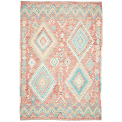 Rug Kilim Afghanistan 204x299 Terracotta Pink S