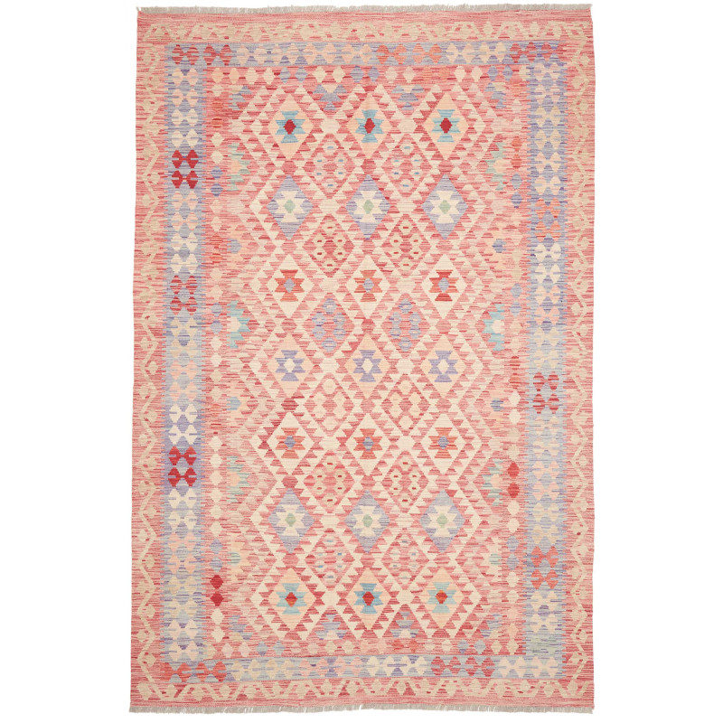 Rug Kilim Afghanistan 199x299 Coral Beige
