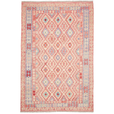 Rug Kilim Afghanistan 199x299 Coral Beige