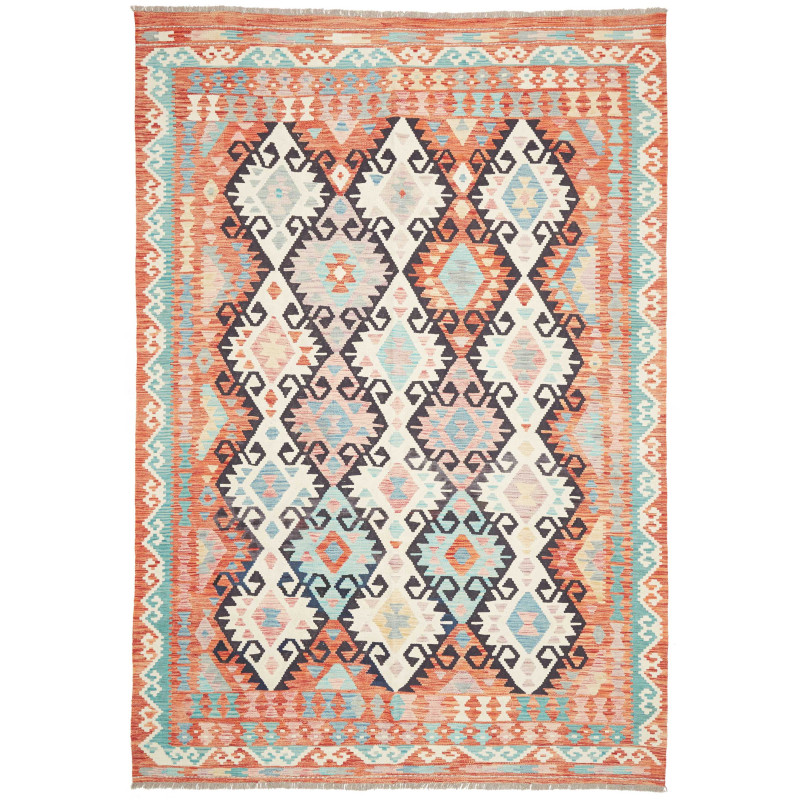 Rug Kilim Afghanistan 203x292 Terracotta Orange