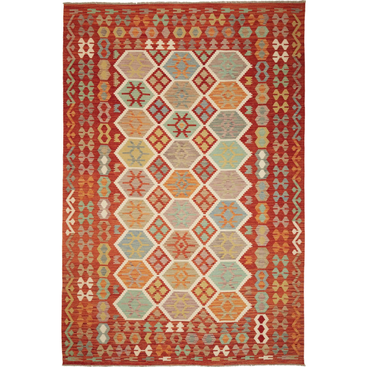 Tappeto Originale Kilim Afghanistan 201x297 Ros