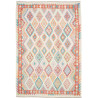Rug Kilim Afghanistan 211x301 Cream Turquoise