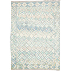 Rug Kilim Afghanistan 182x250 Blue Light Blue