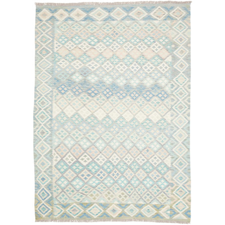 Rug Kilim Afghanistan 182x250 Blue Light Blue