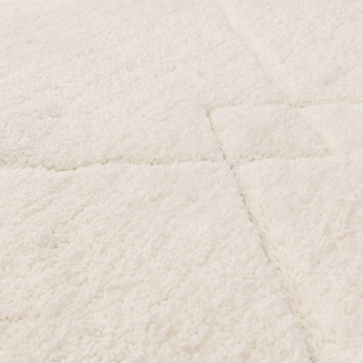 Rug Fes geometric cream and white 120x170 cm