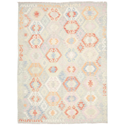 Rug Kilim Afghanistan 185x248 Ivory Pearl Grey