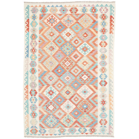 Rug Kilim Afghanistan 173x253 Terracotta Sky Bl