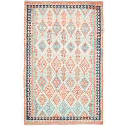 Rug Kilim Afghanistan 173x262 Coral Orange Aqua