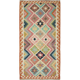 Tappeto Originale Kilim Afghanistan 101x202 Mul