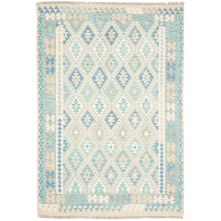 Rug Kilim Afghanistan 167x244 Blue Aqua