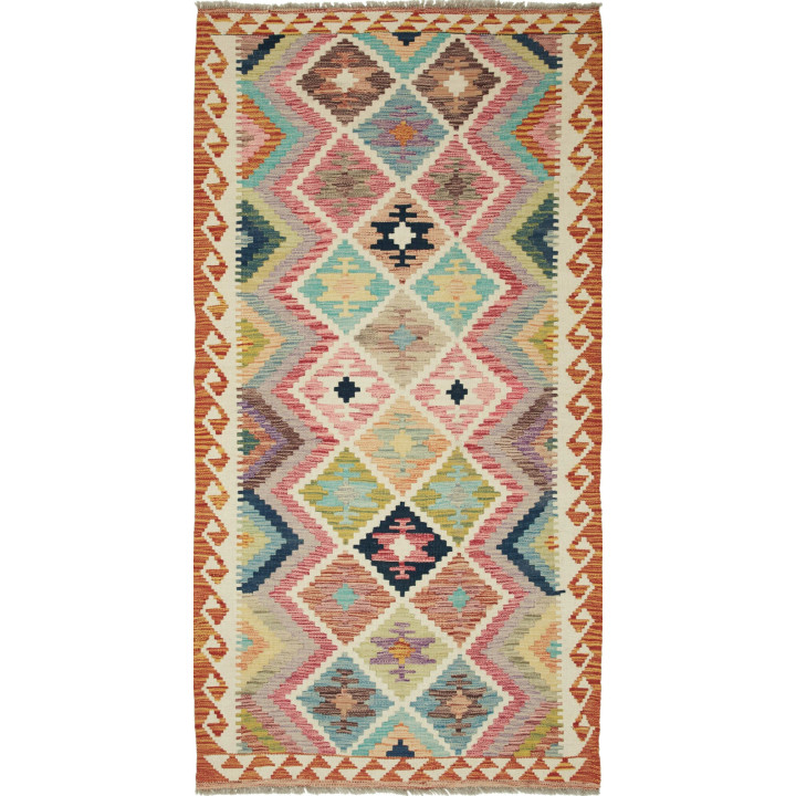 Tappeto Originale Kilim Afghanistan 101x202 Mul