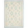 Rug Kilim Afghanistan 172x243 Aqua Blue Cream