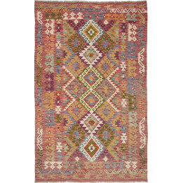Hand Made Rug Kilim Afghanistan 123x196 Red Mul