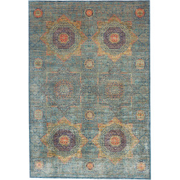 Tappeto Originale Kairo Pakistan 203x299 Blu Pe
