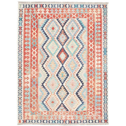 Rug Kilim Afghanistan 153x206 Coral Terracotta