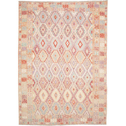 Rug Kilim Afghanistan 253x352 Multicolor (peach