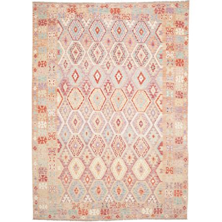 Rug Kilim Afghanistan 253x352 Multicolor (peach