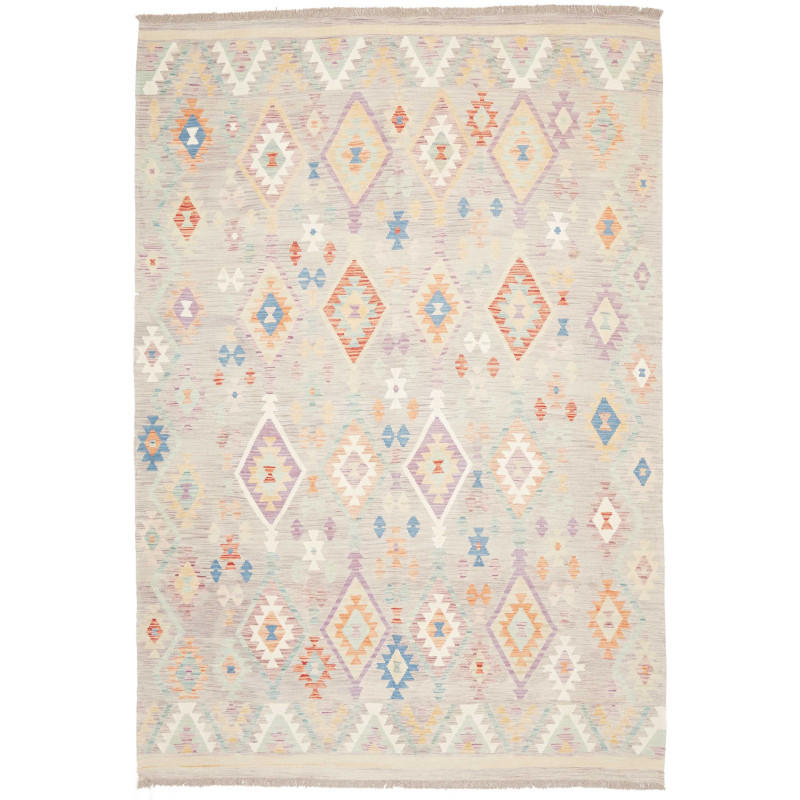 Rug Kilim Afghanistan 203x294 Greige Lavender