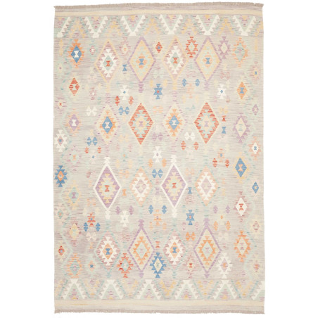 Rug Kilim Afghanistan 203x294 Greige Lavender