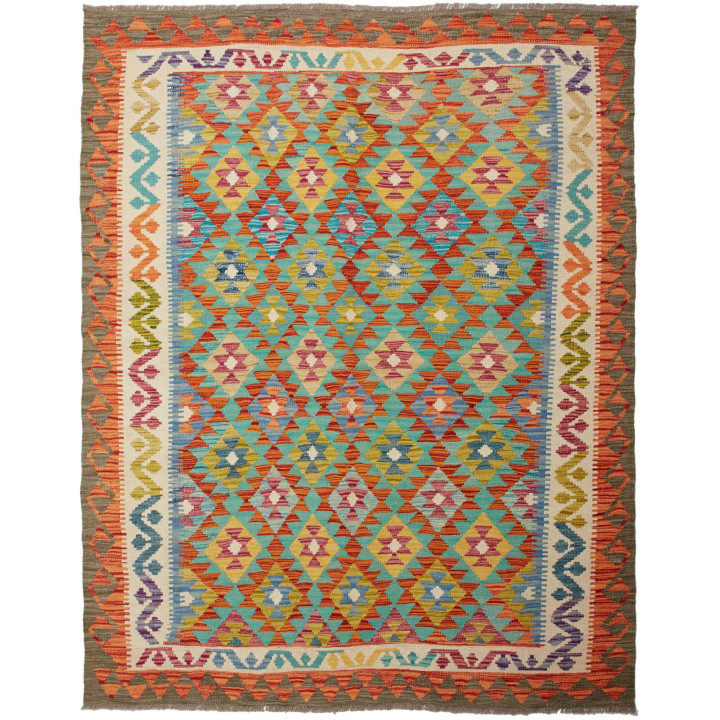 Hand Made Rug Kilim Afghanistan 156x198 Turquoi