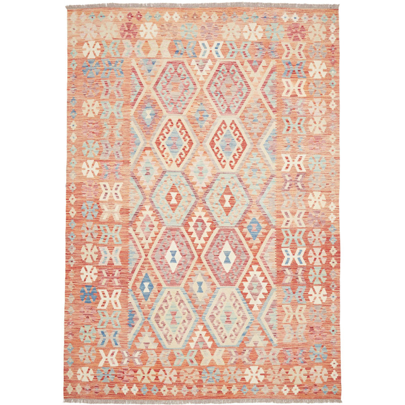 Rug Kilim Afghanistan 205x292 Terracotta Orange