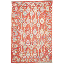 Rug Kilim Afghanistan 203x306 Terracotta Red Sk