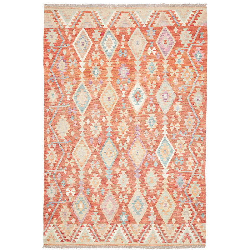 Rug Kilim Afghanistan 199x294 Terracotta Orange