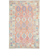 Rug Kilim Afghanistan 196x304 Sage Green Coral