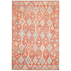 Rug Kilim Afghanistan 203x298 Burnt Orange Mute