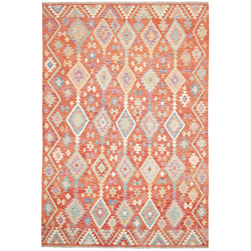 Rug Kilim Afghanistan 203x298 Burnt Orange Mute