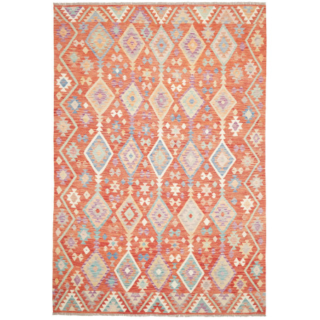 Rug Kilim Afghanistan 203x298 Burnt Orange Mute