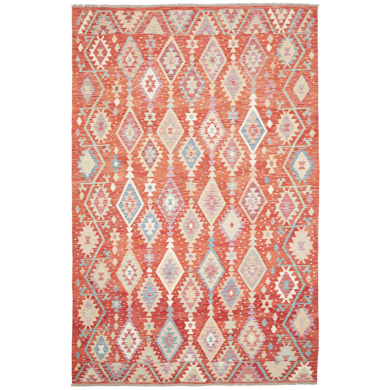 Rug Kilim Afghanistan 204x315 Terracotta Red Re