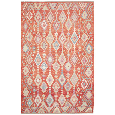Rug Kilim Afghanistan 204x315 Terracotta Red Re