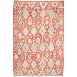 Rug Kilim Afghanistan 200x300 Terracotta Orange