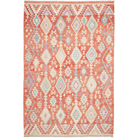 Rug Kilim Afghanistan 200x300 Terracotta Orange