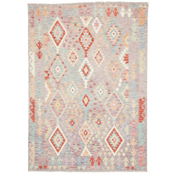 Rug Kilim Afghanistan 170x240 Grey With Multico