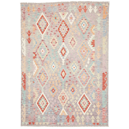 Rug Kilim Afghanistan 170x240 Grey With Multico