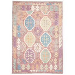 Rug Kilim Afghanistan 172x248 Dusty Rose Sky Bl