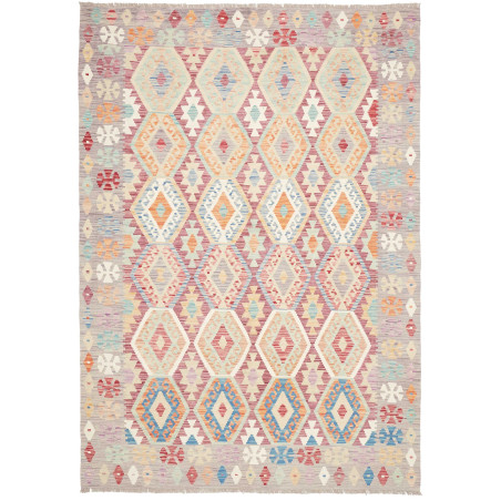 Rug Kilim Afghanistan 178x253 Lavender-grey Ter